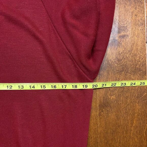 Dodger Sportswear Southern Illinois Vtg 70s 80s V-Neck Maroon Sweater Men's L - Picture 8 of 9